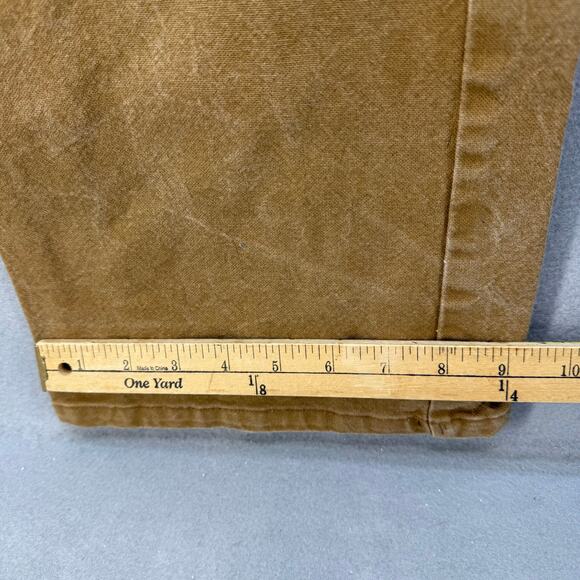 Dickies Work Pants Men's 38x32 Tan Duck Carpenter Straight Leg Work Gear - Picture 13 of 13
